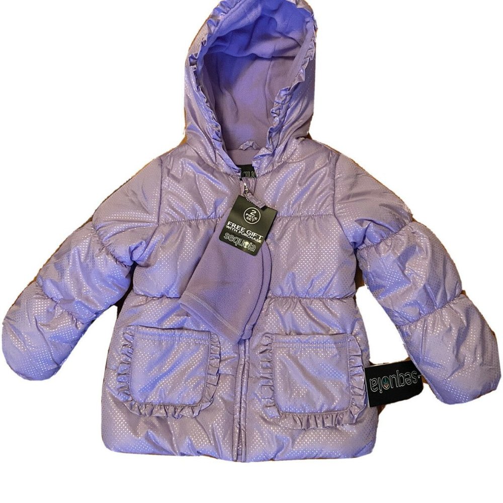 Girls Size 4T Violet Purple Winter Coat